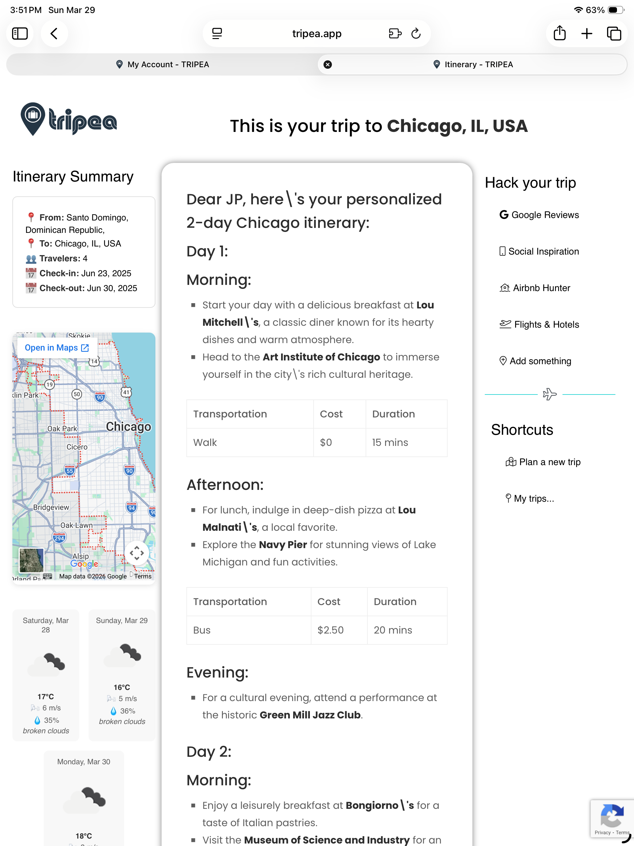 Tripea screenshot 11