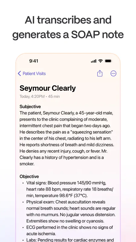 Medical Scribe screenshot 2 of 3