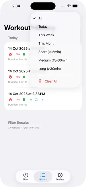 FitIntervals: HIIT Timer screenshot 3