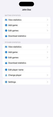 Baseballplayer Stats Screenshot 1 of 6