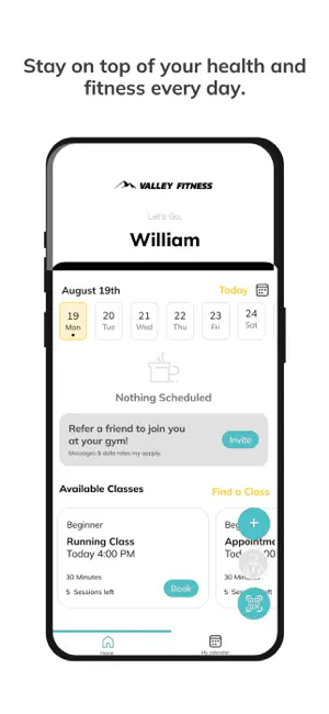 Valley Fitness screenshot 2
