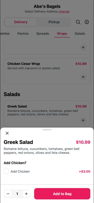 Abe’s Bagels screenshot 2