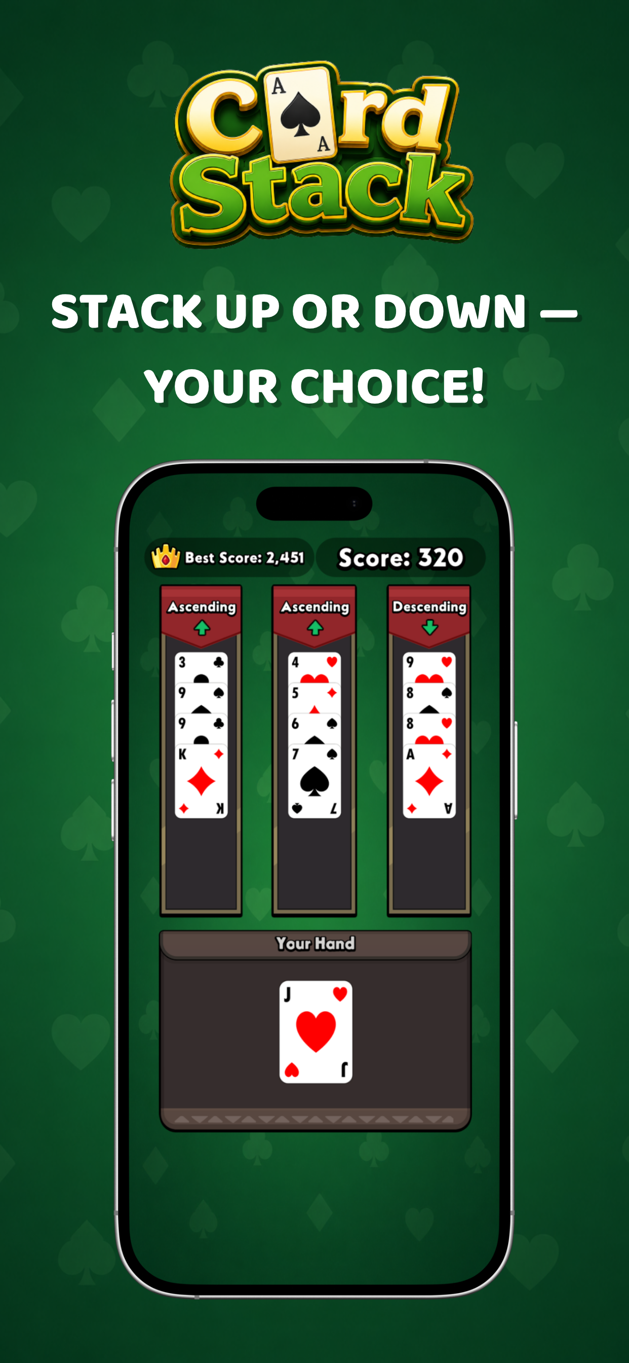 Card Stack: Up or Down screenshot 4