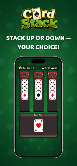 Card Stack: Up or Down screenshot 3