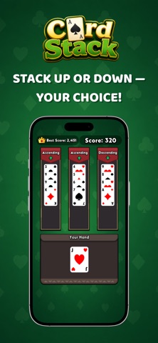 Card Stack: Up or Down Screenshot 3 of 5
