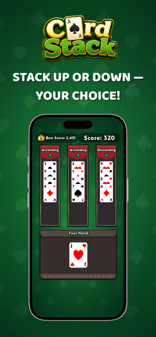 Card Stack: Up or Down Screenshot 3 of 5