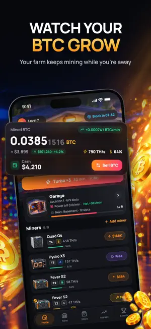Mining Fever: Crypto Tycoon screenshot 1