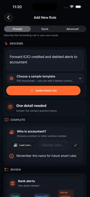 Text SMS Forwarder screenshot 2