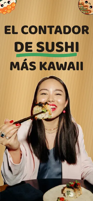 Contador Sushi Kawaii: Kawashi screenshot 1 of 9