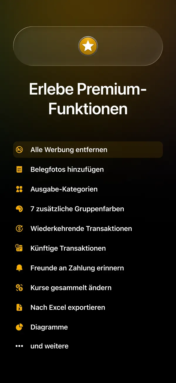 Settle Up - Group Expenses iPhone App Screenshot 7 – Finanzen