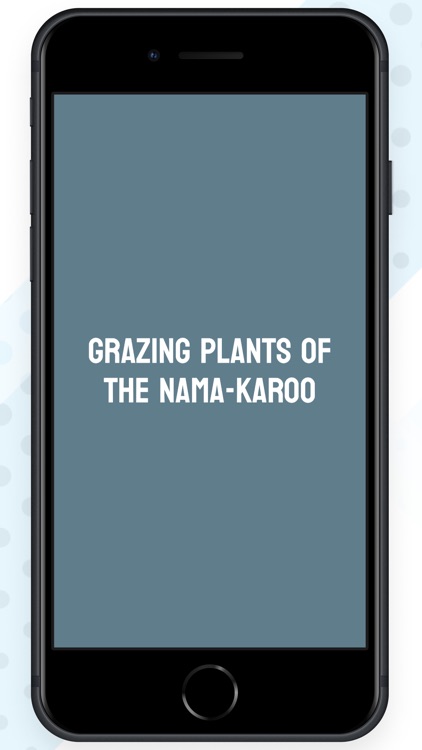 Nama Karoo Plants and Veld
