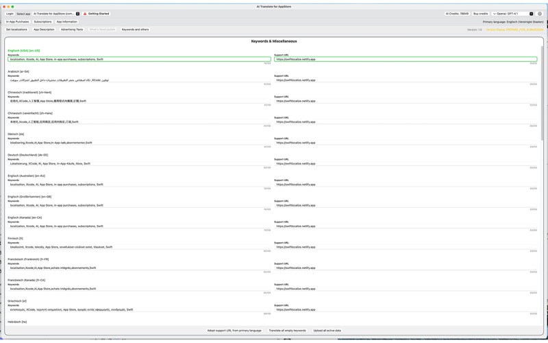 App screenshot