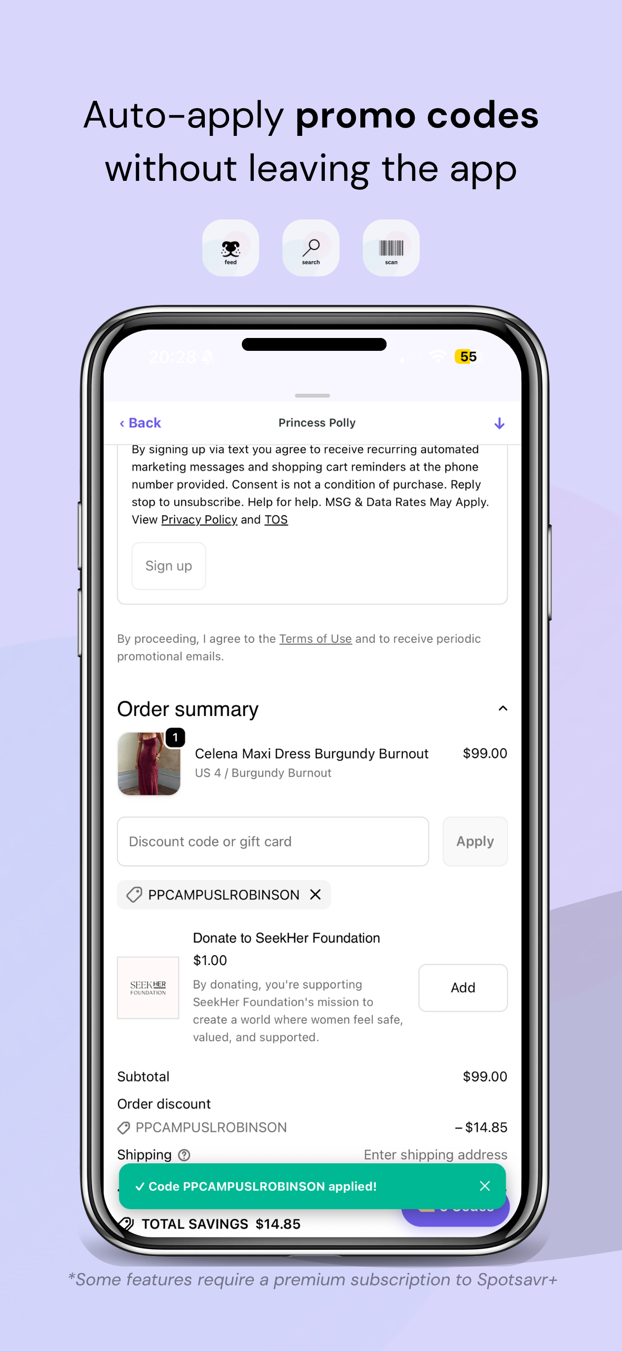 Spotsavr: Rewards & Promos screenshot 8