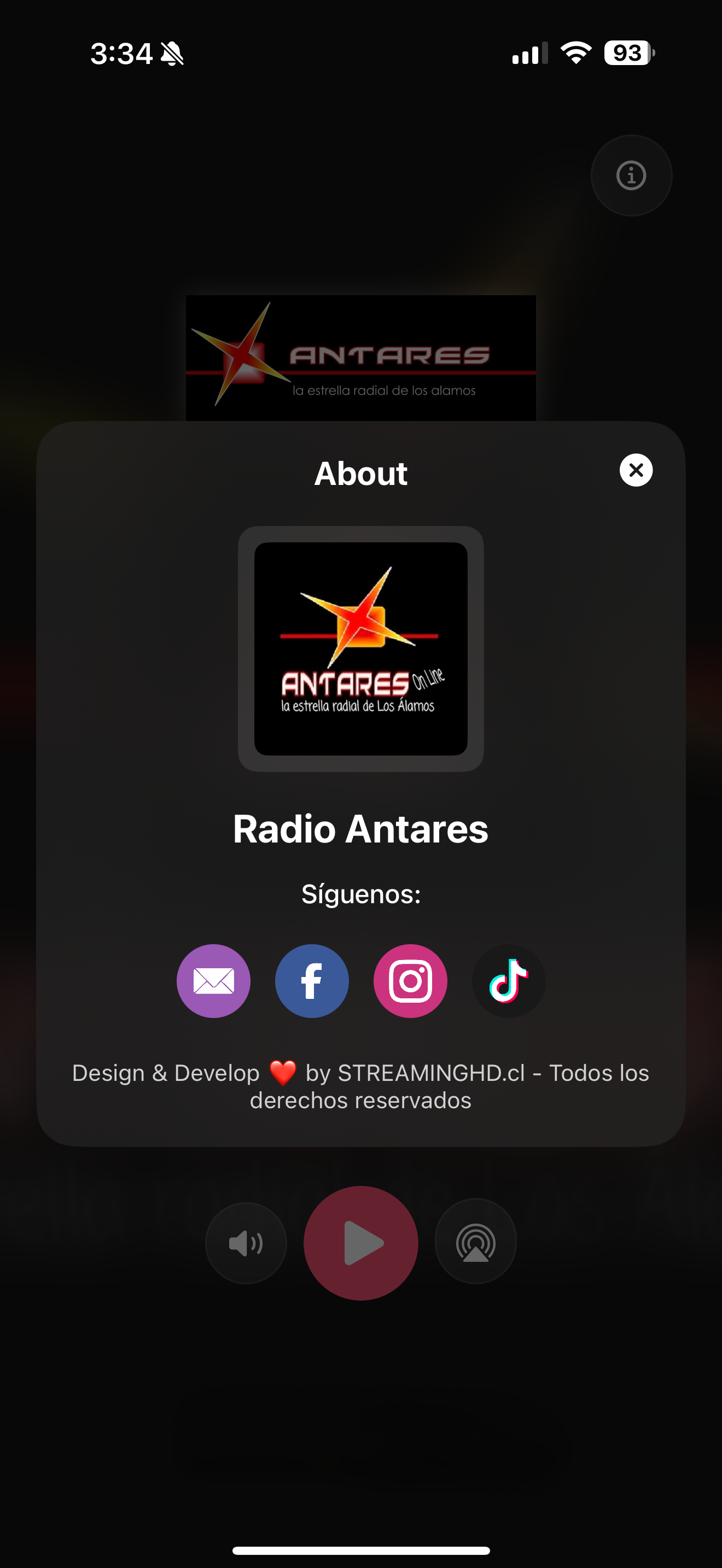Radio Antares screenshot 3