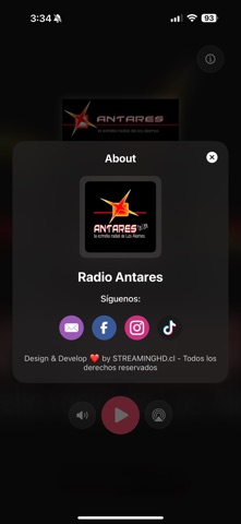 Radio Antares Screenshot 3 of 3
