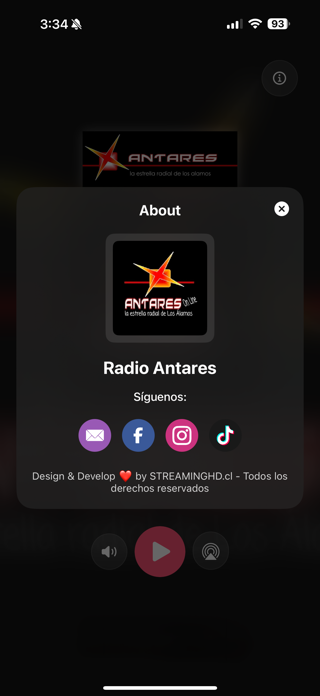 Radio Antares Screenshot 3 of 3