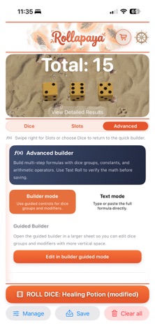 Rollapaya Dice Roller Screenshot 4 of 10