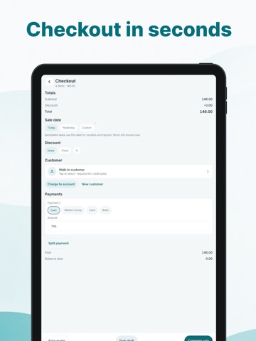 StockDey: Offline POS & Stock iPad screenshot