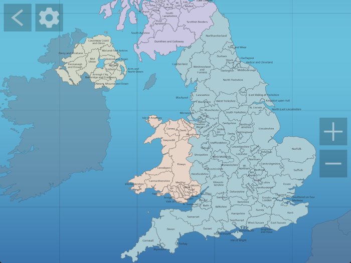 UK Map Quiz Qbis Studio