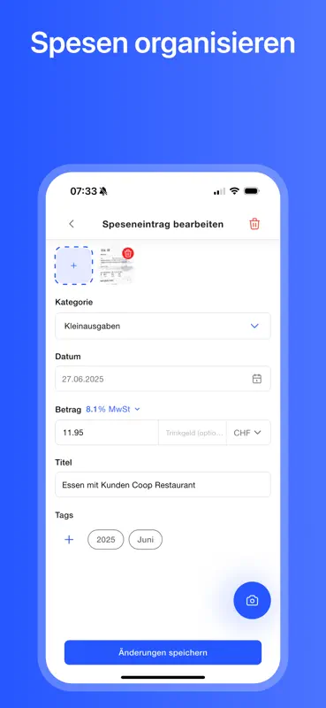 Spesen und Reisekosten App screenshot 3 of 9