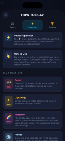 LetrzDrop iPhone screenshot