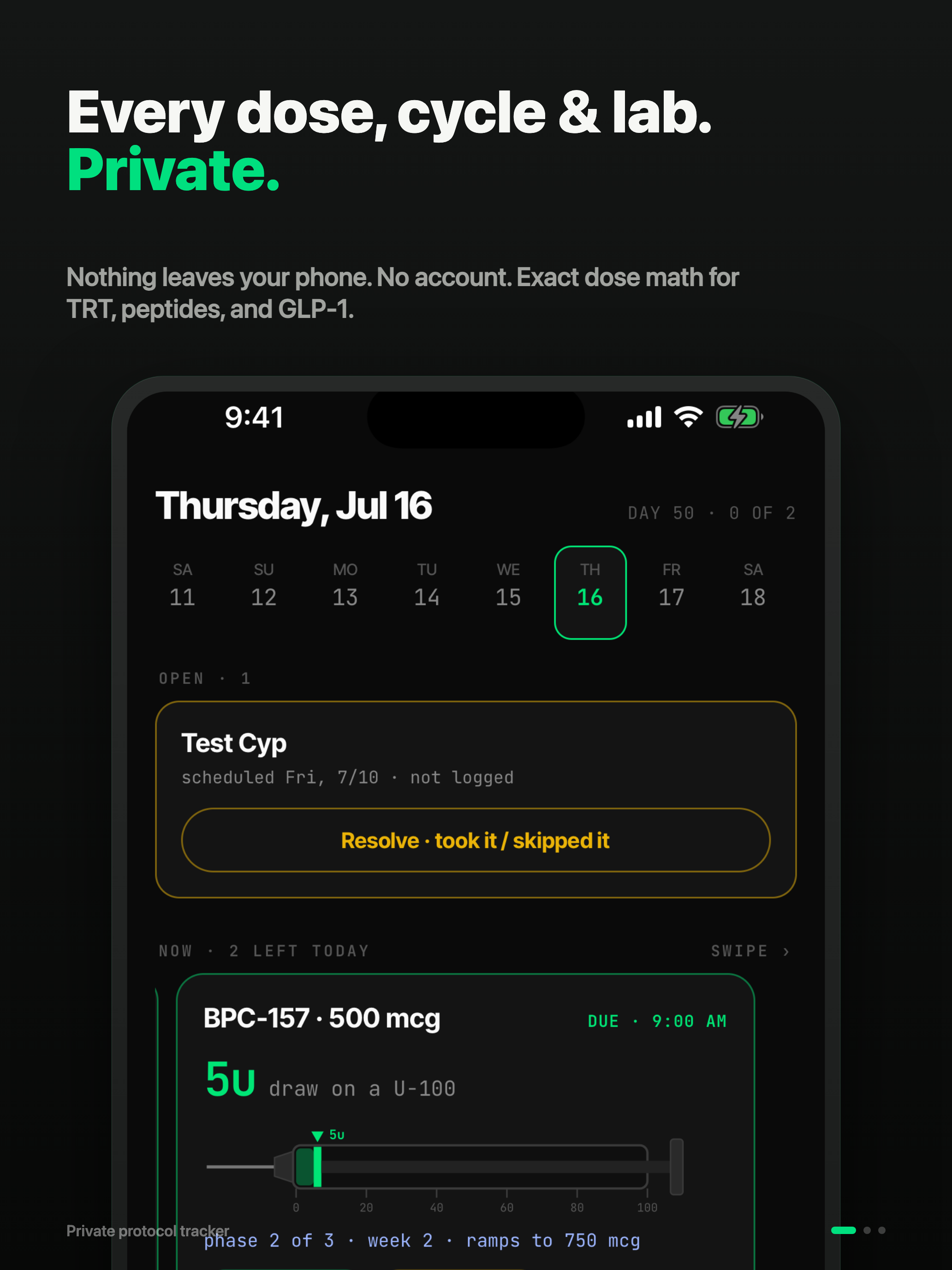 VialBook: TRT & GLP-1 Tracker screenshot 7