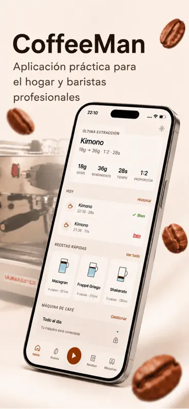 CoffeeMan: Registro Espresso screenshot 2 of 5