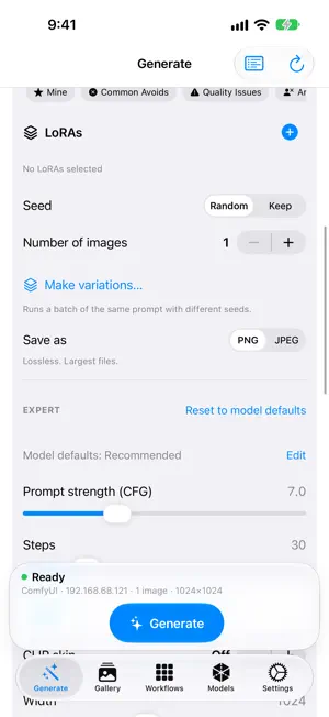 Mobile Comfy Creator screenshot 4