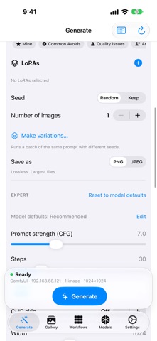 Mobile Comfy Creator Screenshot 4 of 9