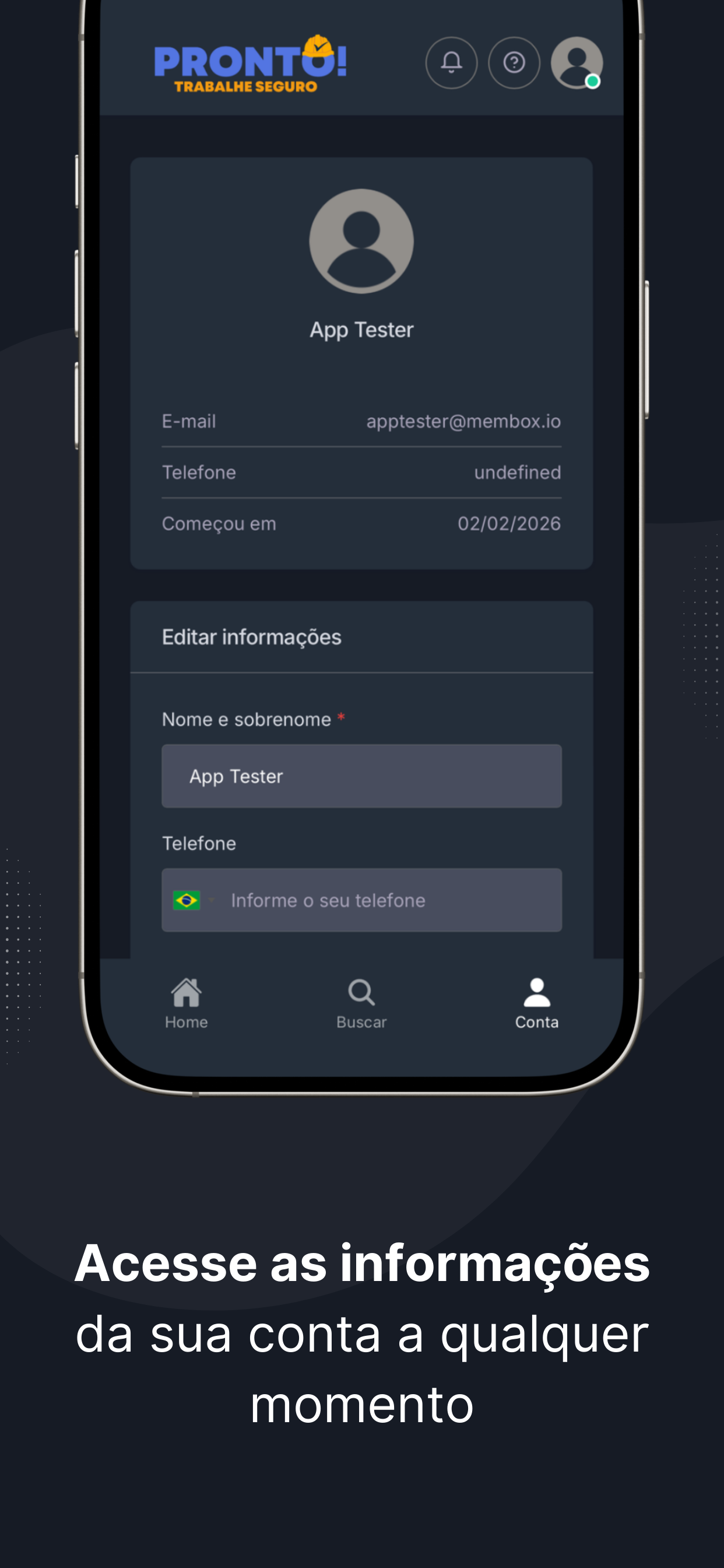 PRONTO! Trabalhe Seguro screenshot 5