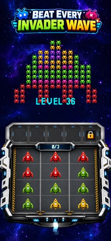 Color Invaders: Space Shooter iPhone screenshot