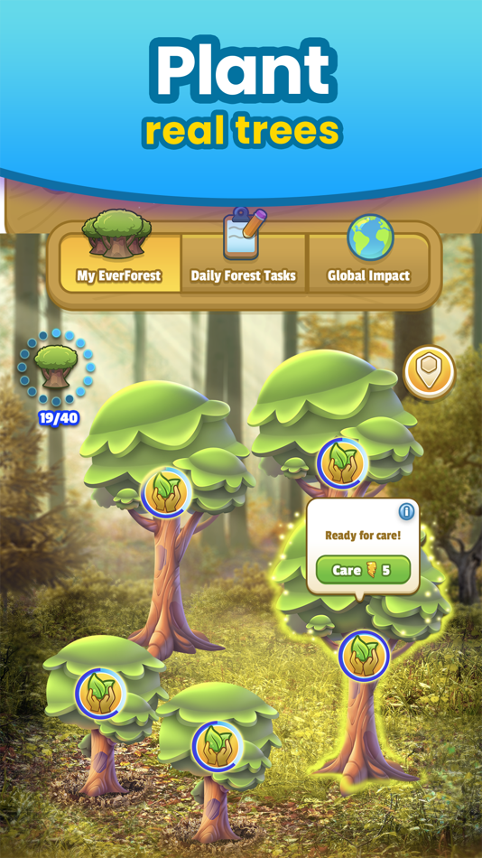 #4. EverForest: Merge Adventure (iOS) By: Carbon Counts Tech
