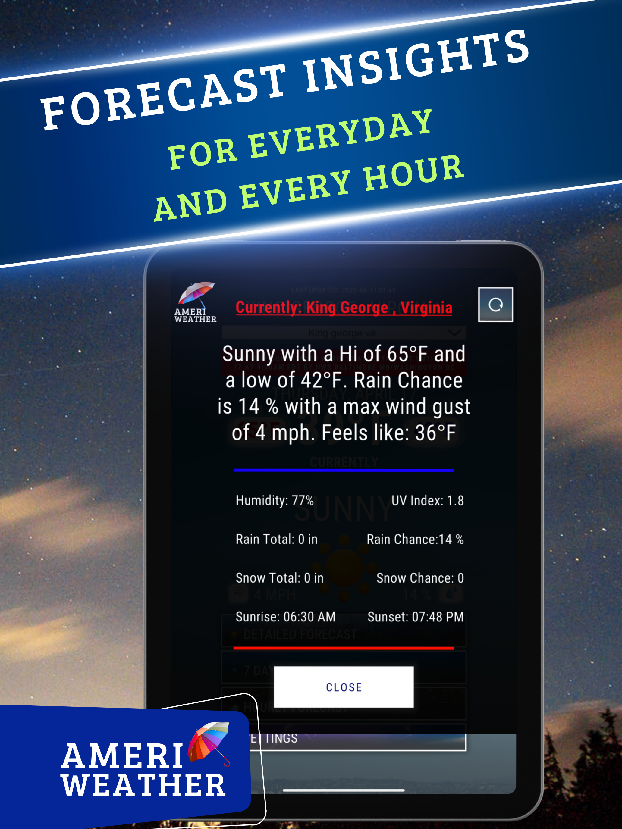 Ameri Weather screenshot 11