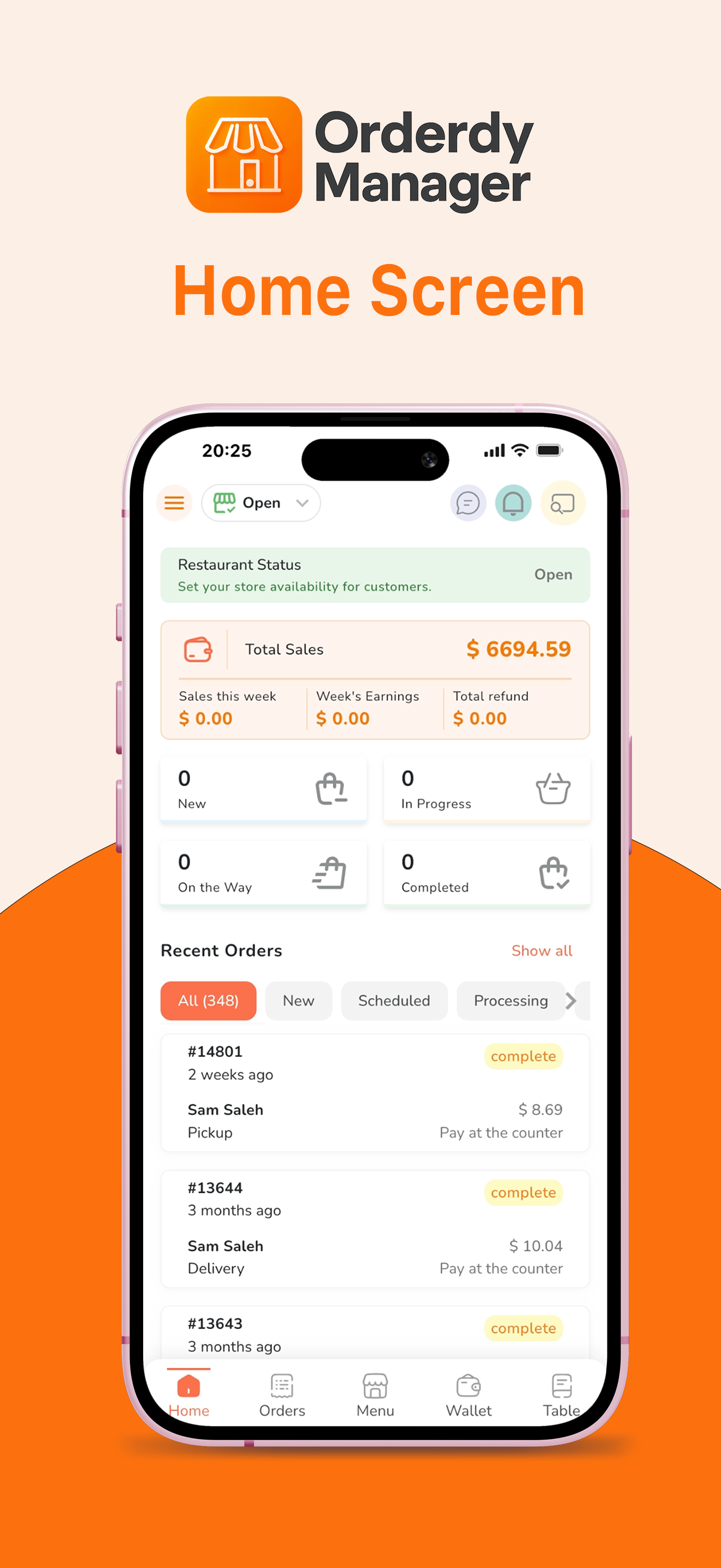 Orderdy Manager screenshot 3