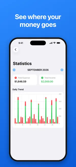 OneLine Budget: Money Tracker screenshot 4
