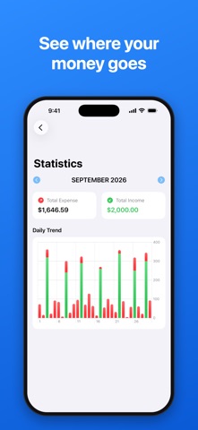 OneLine Budget: Money Tracker Screenshot 4 of 6