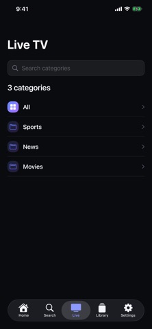 Lumen - Pro IPTV Player Screenshot 1 of 5
