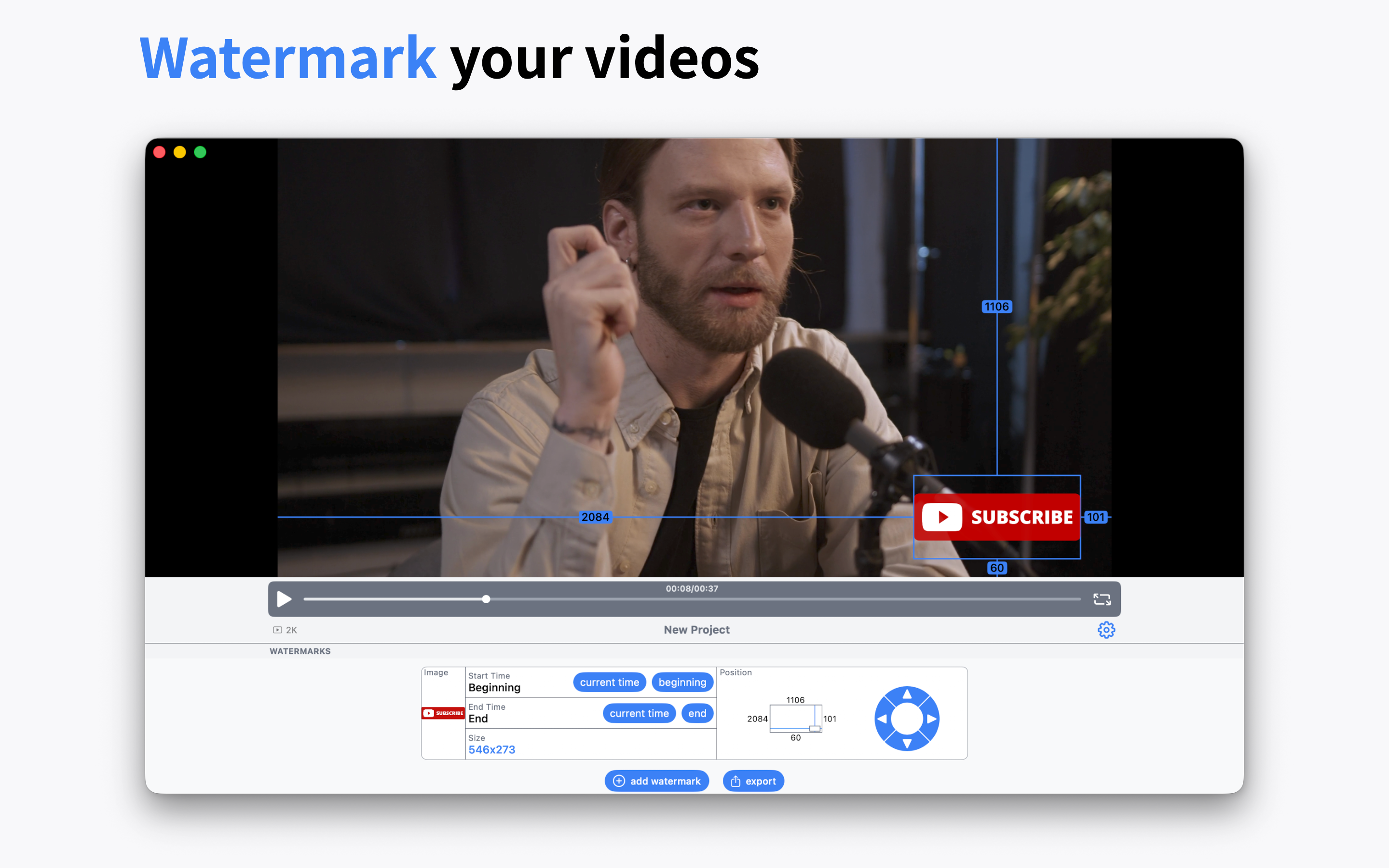 Add Watermark to Video