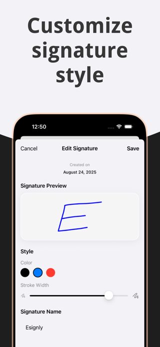 eSignly: Sign PDF Fast Screenshot 5 of 6