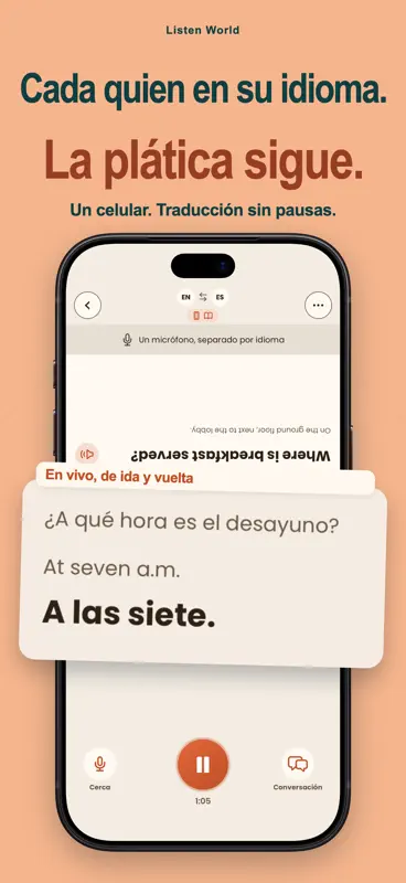 Listen World: Traductor de Voz screenshot 3 of 10