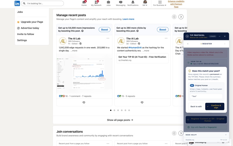TIP: Know what's real screenshot