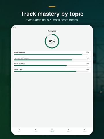 IPAF Powered Access Prep iPad screenshot