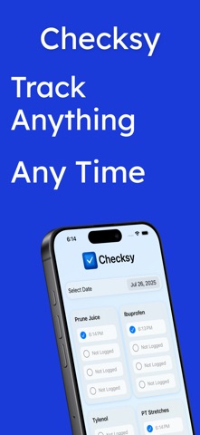 Checksy – Simple Daily Tracker Screenshot 1 of 6