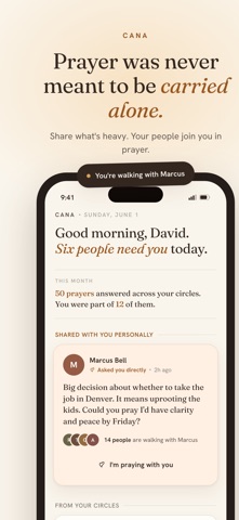 Cana Prayer iPhone screenshot