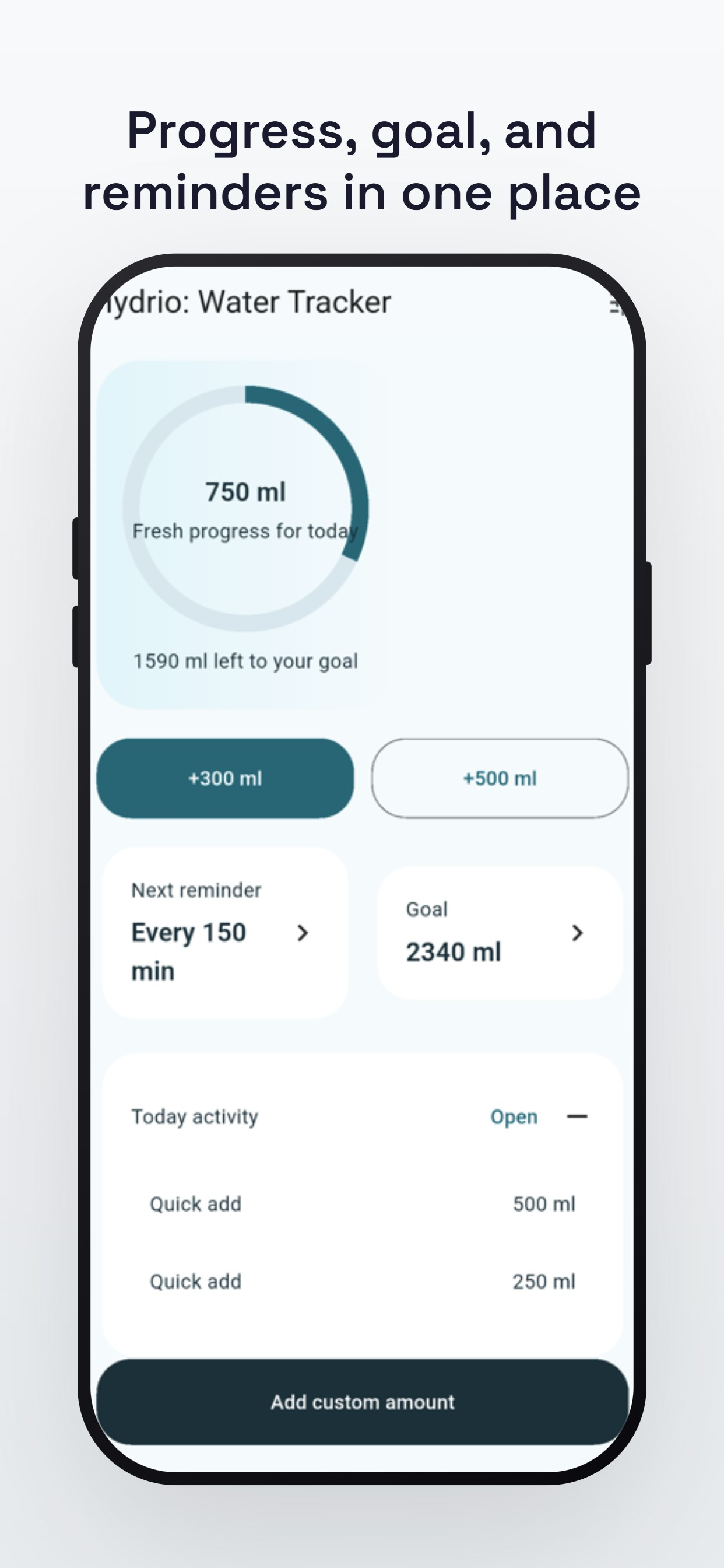 Hydrio: Water Tracker