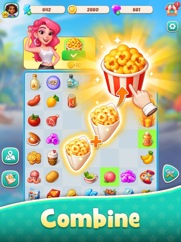 Foodstars: Combine e Cozinhar screenshot 9