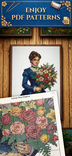 Screenshot von Cross Stitch: Antistress auf dem iPhone 4