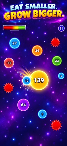 Number Merge: Grow & Survive iPhone screenshot