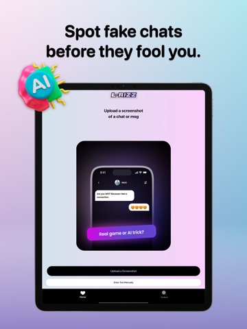 L-RIZZ : AI Flirt Detector App iPad screenshot