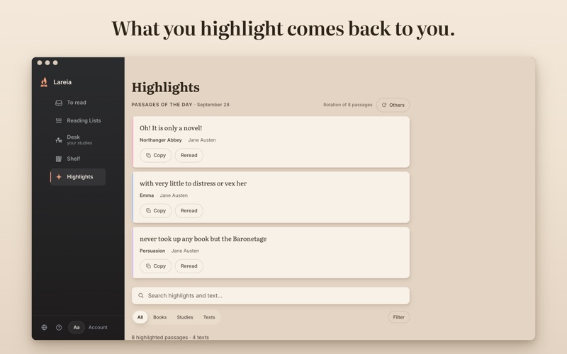 Lareia: Read, Listen & Study screenshot 5